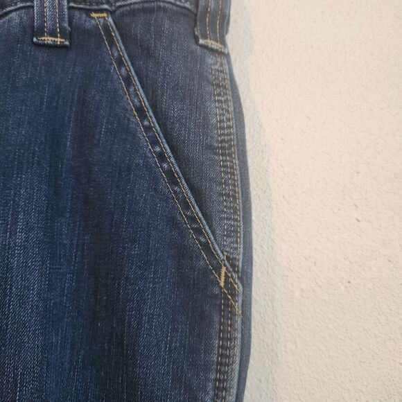 Carhartt Men's Rugged Flex Relaxed Fit Work Pants Blue Jeans 42 x 30‎ - Picture 8 of 11